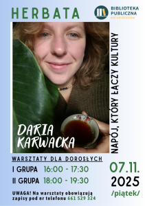 Tea Time! Warsztaty dla dorosłych